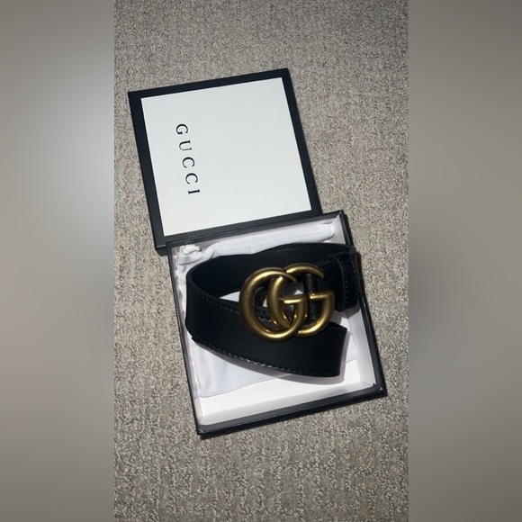 Gucci Accessories - NWOT black leather Gucci belt